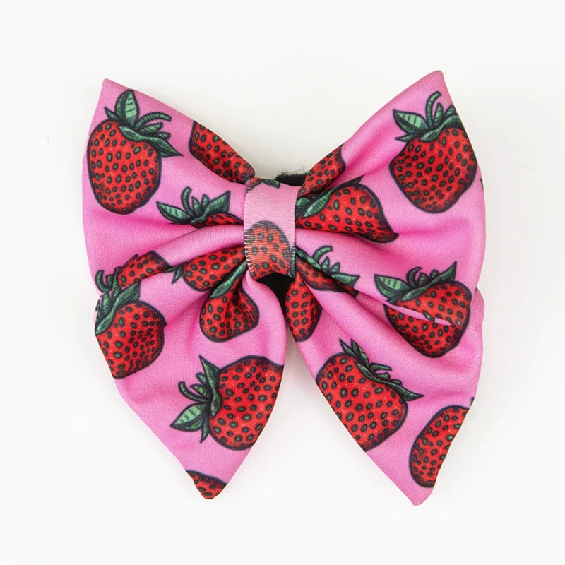 Strawberry Bliss Bow Tie