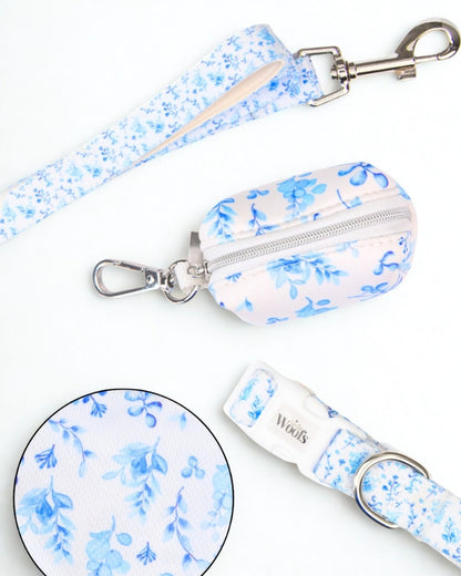 Komplet NA SPREHOD (Povodec + Ovratnica + Torbica) Bright Charm