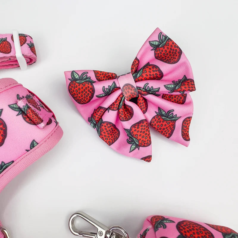 Strawberry Bliss Bow Tie